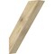Ekena Millwork 6"W x 24"D x 32"H Traditional Rough Sawn Knee Brace, Douglas Fir BRC06X24X32TRA00RDF - alternate 1